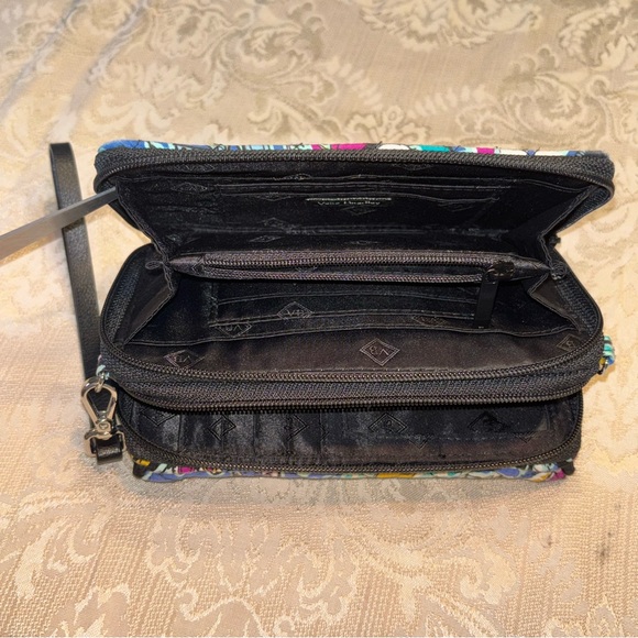 Vera Bradley x Disney Mickey’s Paisley Celebration All In One Wristlet Wallet - Picture 11 of 16